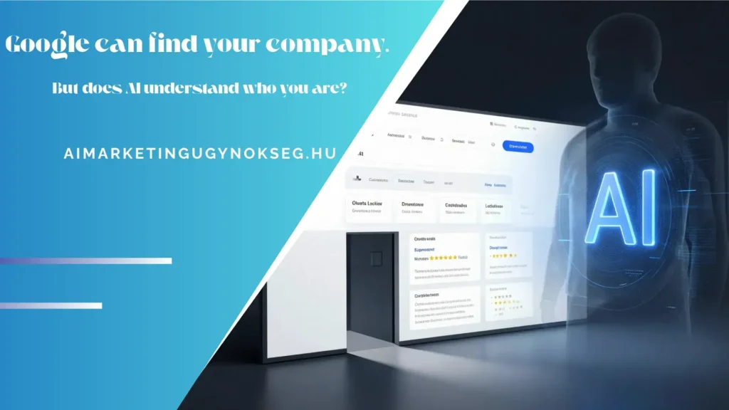 aimarketingügynökség - Google can find your company. But does AI understand who you are