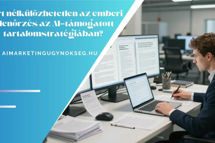 aimarketingügynökség - Miért nélkülözhetetlen az emberi ellenőrzés az AI-támogatott tartalomstratégiában
