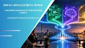 aimarketingügynökség - GEO vs AEO vs LLMO vs AI SEO A Decision Framework for B2B Marketing Leaders