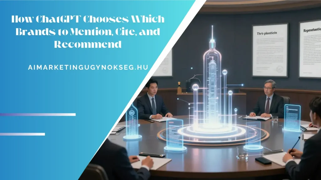 aimarketingügynökség - How ChatGPT Chooses Which Brands to Mention, Cite, and Recommend