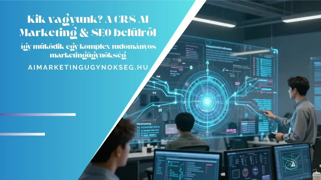 aimarketingügynökség - Kik vagyunk A CRS AI Marketing & SEO belülről – így működik egy komplex tudományos marketingügynökség